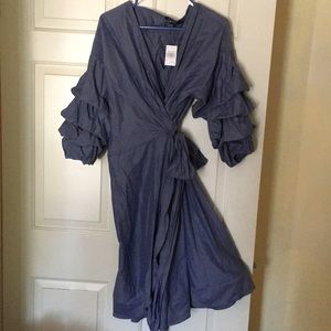 🍁🍁3x Blue wrap dress